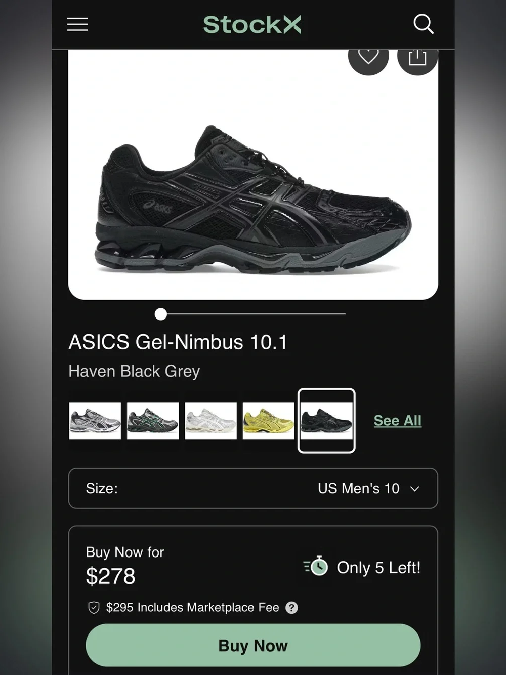 Haven x ASICS Gel Nimbus 10.1 - Size: US Men’s 10